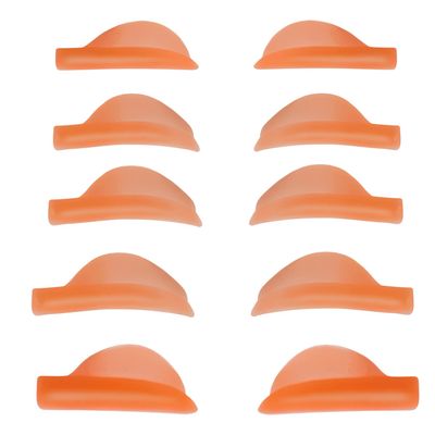 Flex C Lash Lift Pads Eyelash Lifting Shields mix 5 Sizes Lamination Roller Guards Soft Silicone Pad Make Lash Perm Easier More Than 100 Application Beautiful Lami Perming Result Won't Eyes