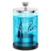 TASALON Barber Jar Pack of 1 - 25 oz Stainless Cap and Glass Jar with Removable Basket, Salon or Nail Spa view 1