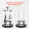 TASALON Barber Jar Pack of 1 - 25 oz Stainless Cap and Glass Jar with Removable Basket, Salon or Nail Spa view 4