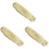 Healifty 3pcs Natural Loofah Body Scrubber Soft Exfoliating Back Sponge for Men and Women for Daily Cleansing and Deep Skin Care Beige Color Easy to Use Whole Body view 1