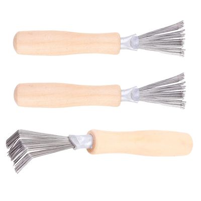 CALLARON 3pcs Hair Brush Cleaner Comb Claw Tool Wet Comb Detangler Pet Hair Remover