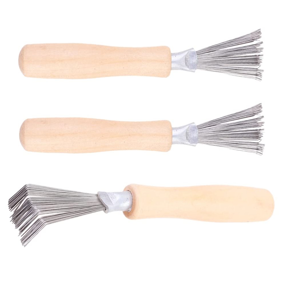 CALLARON 3pcs Hair Brush Cleaner Comb Claw Tool Wet Comb Detangler Pet Hair Remover