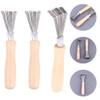 CALLARON 3pcs Hair Brush Cleaner Comb Claw Tool Wet Comb Detangler Pet Hair Remover view 4
