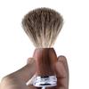Grandslam Luxury Badger Shaving Brush Handmade Pure Badger Hair Brush with Wood Handle Heavy Alloy Base + Badger Bristle view 4