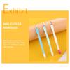 FOMIYES 50pcs Dual-ended Cuticle Trimming Tools for Dead Skin Removal Essential Manicure Professional Nail Care Kit Lightweight and Portable for Home and Salon Use Random Style view 2