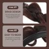 Lurrose Hair Headband Braid Wig Hair Nonslip Headband Women Headdress view 3