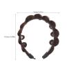 Lurrose Hair Headband Braid Wig Hair Nonslip Headband Women Headdress view 4