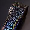 100m NailMAD Black Snowflake Foils Nail Transfer Foil Decals Christmas Decoration Paper (Black Snowflake) view 1