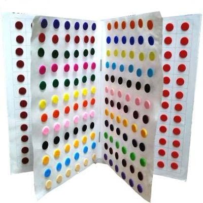 BlueQueen Multicolour/Black/Red/Maroon Colour KUMKUM Bindi Book For Women