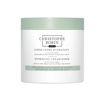 Christophe Robin Hydrating Cream Scrub With Aloe Vera - Hydrating Pre-Wash Hair Treatment - 8.4 fl. oz