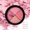 aden 4 Blusher Palette Makeup  22gr  Natural & Durable Quality Light Coverage & Inner Glow  MADE IN ITALY (Blusher Palette) view 3
