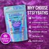 Stsfybaths Purple Lavender Shimmer Bath Bomb in A Bag - Handmade Scented Bath Bombs for Women,Kids and Men - Bulk Bathbomb Fizzies Perfect for Boys and Girls All Ages (Small, Purple) view 3