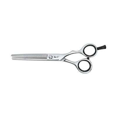 Cricket Centrix Roc-It Dog RT 30 Thinning Shears for Hair Cutting 5.75", Barber Shears Professional for Women & Men, Haircut Scissors for Texturizing with Precision Blade, Shimmering Night Black