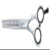 Cricket Centrix Roc-It Dog RT 30 Thinning Shears for Hair Cutting 5.75", Barber Shears Professional for Women & Men, Haircut Scissors for Texturizing with Precision Blade, Shimmering Night Black view 4
