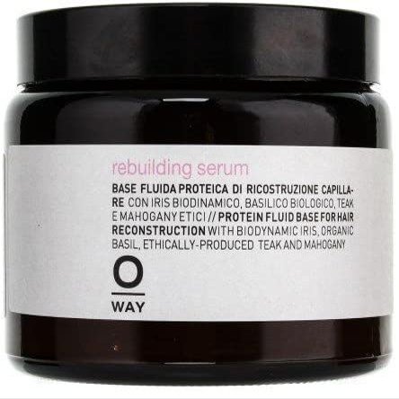 0way Rebuilding Serum, Made in Italy, Biodynamic Ingredients - Phytokeratin Hair Protein Treatment, Protein Fluid Base for Hair Reconstruction (16.9 oz)