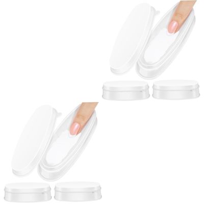 minkissy 6pcs Professional Nail Accessory Dipping Powder Box Nail Bowl French Tip Polish Holder