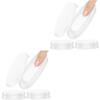 minkissy 6pcs Professional Nail Accessory Dipping Powder Box Nail Bowl French Tip Polish Holder view 1