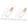 minkissy 6pcs Professional Nail Accessory Dipping Powder Box Nail Bowl French Tip Polish Holder view 3