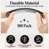 Zopeal 300 Pieces Hair Combs Bulk Plastic Pocket Comb 5 Inch Reusable Fine Dressing for Women Men Travel, Hotel, Homeless, Nursing Home, Charity, Homeless(Black) view 3