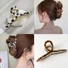 Big Butterfly Hair Claw Clips - Acetate & Metal 4.7" Large Hair Accessories for Women & Girls - 3 Pcs view 2