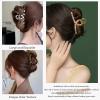 Big Butterfly Hair Claw Clips - Acetate & Metal 4.7" Large Hair Accessories for Women & Girls - 3 Pcs view 4