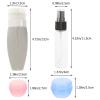 Beavorty 1set Travel Lotion Bottle Reusable Toiletry Organizers for Skincare Cosmetics Leakproof Empty Lotion Storage for Travel Portable Multipurpose Liquid Holders view 2