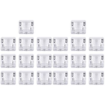 Beaupretty 20pcs Cosmetic Jars for Travel Portable Refillable Cream Containers Compact Storage for Lotions Products Lightweight and Convenient for Outdoor Use