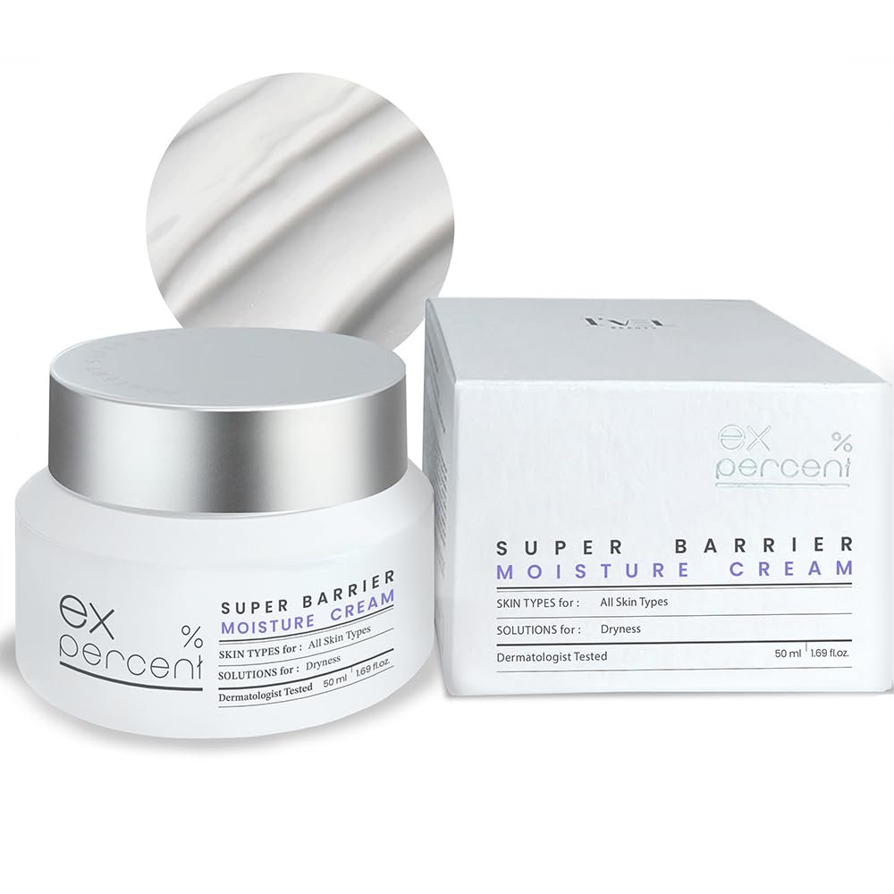 I'VEL Super Barrier Moisture Cream, Lasting Face Moisturizing with Hyaluronic Acid, panthenol and ceramides, Hydration for Dry & Sensitive Skin 1.69 FlOz