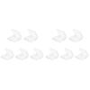 minkissy 10pcs Small Empty Eyeshadow Cases Practical Highlighter Storage Boxes for Makeup Travel Diy Lipstick and Blush Containers and Portable Cosmetic Organizers view 1