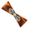 1928 Jewelry Brown Tortoise With Filigree And Crystal Accent Bow 4 Inch Hair Barrette Clip For Women, (1 Pcs) view 2