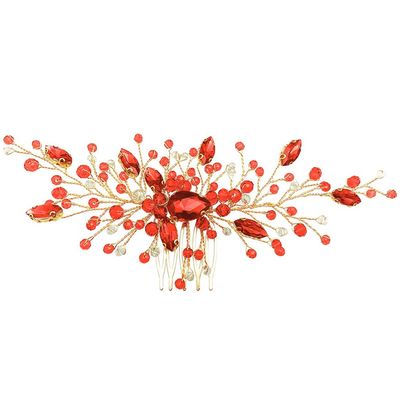 Beaupretty Bridal Hair Comb Water Rhinestones Elegant Side Headdress for Weddings Bridesmaids and Special Occasions Lightweight and Comfortable Wedding Hair Accessory
