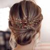 Beaupretty Bridal Hair Comb Water Rhinestones Elegant Side Headdress for Weddings Bridesmaids and Special Occasions Lightweight and Comfortable Wedding Hair Accessory view 4