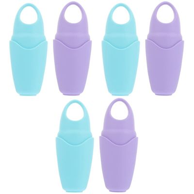minkissy 6pcs Facial Ice Rolling Portable Ice Compress Tool for Eye and Face Care Skin-friendly and Reusable Reduces Puffiness for Home