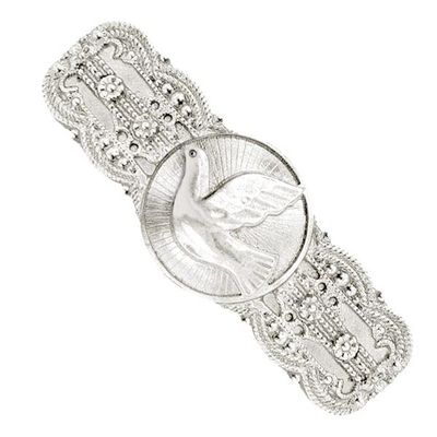 1928 Jewelry Women's Peace Dove Hair Barrette, (1 Pcs)