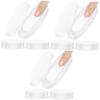 minkissy 9pcs Nail Trays Practical Plastic Dipping Powder Containers for Nail Art French Style Manicure Supplies for Home and view 1