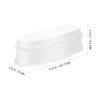 minkissy 9pcs Nail Trays Practical Plastic Dipping Powder Containers for Nail Art French Style Manicure Supplies for Home and view 3