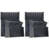 KALLORY 2pcs Plastic Hair Clipper Comb Guard Hair Trimmer Guide Comb Durable Accessories for Salon and Home for Grooming and Styling Needs view 1