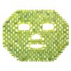 Patelai Jade Facial Mask, Jade Sleep Natural Stone Green Facial Cooling Mask, Beauty Skincare Massage Tools for Alleviate Puffiness Face Massage Puffy Eyes Dark Circles view 1