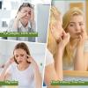 Patelai Jade Facial Mask, Jade Sleep Natural Stone Green Facial Cooling Mask, Beauty Skincare Massage Tools for Alleviate Puffiness Face Massage Puffy Eyes Dark Circles view 3