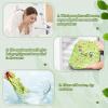 Patelai Jade Facial Mask, Jade Sleep Natural Stone Green Facial Cooling Mask, Beauty Skincare Massage Tools for Alleviate Puffiness Face Massage Puffy Eyes Dark Circles view 4
