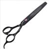 SHARONDS 6/7 Inch Professional 440C Hair Cutting Scissor Salon Hairdressing Thinning Shears Perfect for Barber and Home Use (7 in tooth) view 1