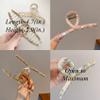 Big Butterfly Hair Accessories - 4.7" Acetate & Metal Clips for Women's Long, Thick Hair - 3 Pcs view 3