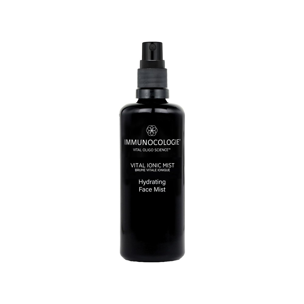 IMMUNOCOLOGIE Vital Ionic Mist - Hydrating, Purifying, and Refreshing Facial Spray with French Green Clay Water to Soothe Redness and Irritation - 3.4 fl oz/100 ml