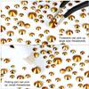 4240Pcs Gold Flatback Rhinestones 6 Sizes Crystal Diamonds for Nail Art Crafts Clothes Shoes with Tweezers and Picking Pen view 4