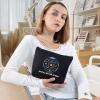 LEVLO Music Band Cosmetic Make Up Bag Star Moon Sun Lover Gift You'Re a Sky Full Of Stars Make Up Zipper Bag (Full Of Stars Black) view 4