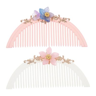 Beaupretty Crescent Comb for Chinese Style Wedding Headdress Hair Decor Ancient Hair Accessory Delicate Attractive Random Color