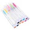 Beaupretty 40pcs Ergonomic Handle Tube Eyelash Brush Natural Finish Mascara Wands Lash Pack Eyelash Makeup Tool view 3