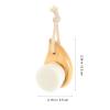 KALLORY 3pcs face Brush Wood Facial Brush Home Facial face Massager Nose Scrubber Tool exfoliator Scrubber Pore Cleansing Dropshipping Wooden Blackhead view 2
