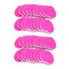 50PCS Creative Heart Shaped Nail File Block Double Sided Manicure Strips Pink Color Nail Buffering Files for Polishing view 1