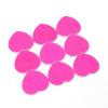 50PCS Creative Heart Shaped Nail File Block Double Sided Manicure Strips Pink Color Nail Buffering Files for Polishing view 2